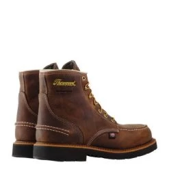 Thorogood Boots: Men's 804-3696 Brown CrazyHorse Steel Toe Work Boot -Work Shoes Store 804 3696 3 416x416 1