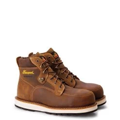 Thorogood Boots: Men's 804 4146 Crazy Horse Composite Toe 6" Iron River Series Wedge Work Boot -Work Shoes Store 804 4145 1edit 1
