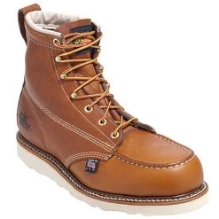 Thorogood Boots: Men's Steel Toe Vibram Sole Work Boots 804-4200 -Work Shoes Store 804 4200 thorogoodp 01