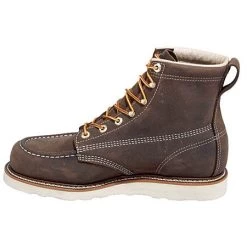 Thorogood Boots: Men's Brown Moc Toe 814-4203 USA Made American Heritage Work Boots -Work Shoes Store 814 4203 thorogoodi 01