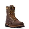 Thorogood Boots: Men's 804 4520 Brown Nano Toe USA Made American Heritage 8" Waterproof Insulated Crazyhorse Work Boot 2 Thorogood Boots: Men's 804 4520 Brown Nano Toe USA Made American Heritage 8" Waterproof Insulated Crazyhorse Work Boot -Work Shoes Store 814 4520 5edit 1
