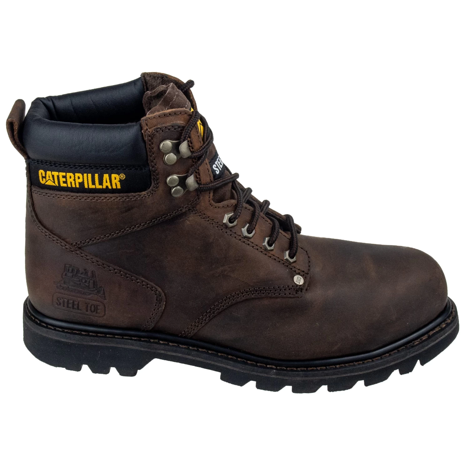 Caterpillar Boots: Men's Steel Toe EH 89586 Brown Boots 8 Caterpillar Boots: Men's Steel Toe EH 89586 Brown Boots - Image 6