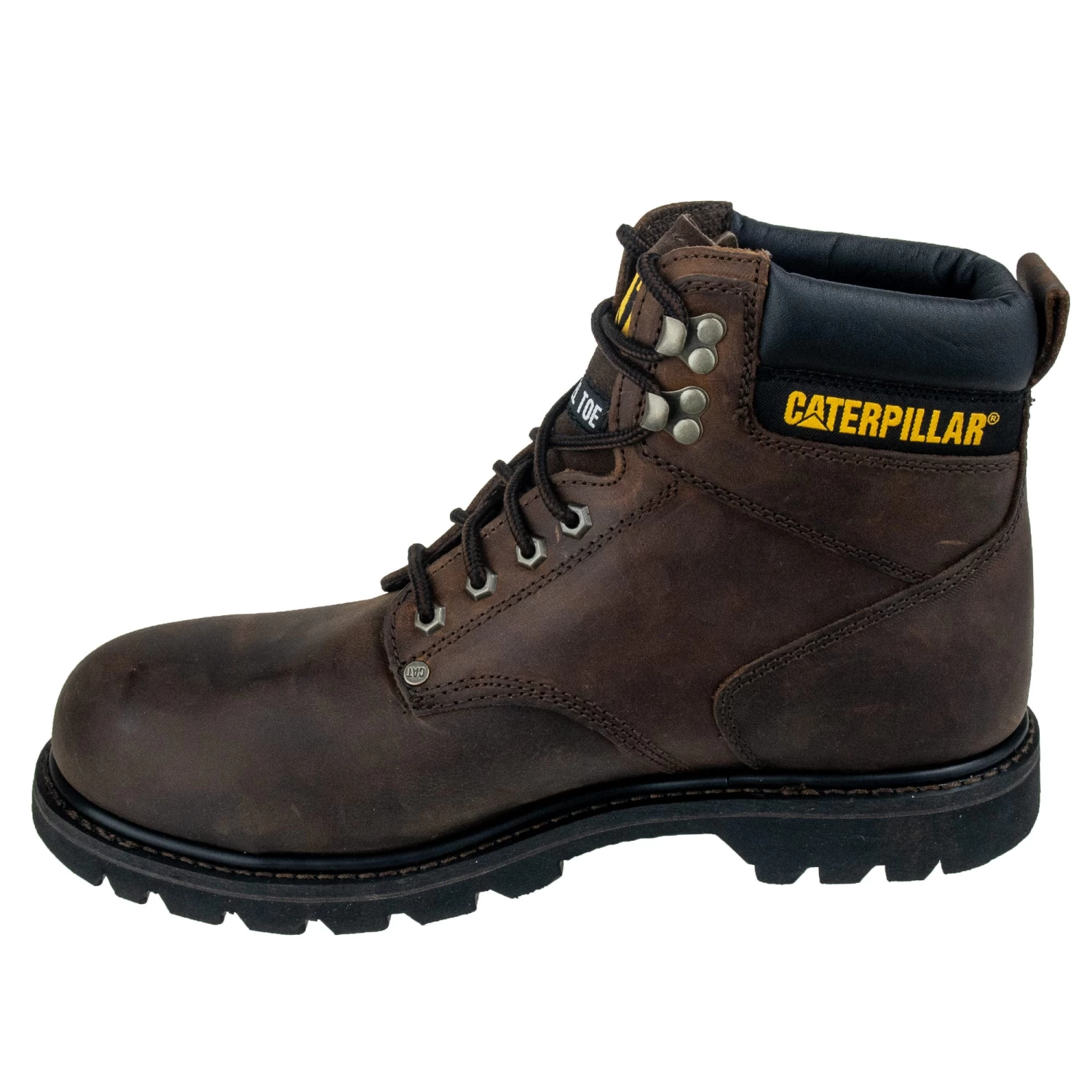 Caterpillar Boots: Men's Steel Toe EH 89586 Brown Boots 6 Caterpillar Boots: Men's Steel Toe EH 89586 Brown Boots - Image 4
