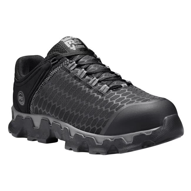 Timberland Pro Shoes: Men's A1I4S Black Grey PowerTrain Sport Alloy Toe Athletic Work Shoes 4 Timberland Pro Shoes: Men's A1I4S Black Grey PowerTrain Sport Alloy Toe Athletic Work Shoes - Image 2