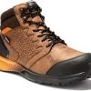 Timberland Pro Boots: Men's A1ZR1 Brown Orange Reaxion Composite Toe Waterproof Hiker -Work Shoes Store a1zr1 l