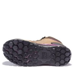 Timberland Pro Boots: Women's A219B Brown Purple Reaxion Composite Toe Waterproof Hiker -Work Shoes Store a219b 4edit