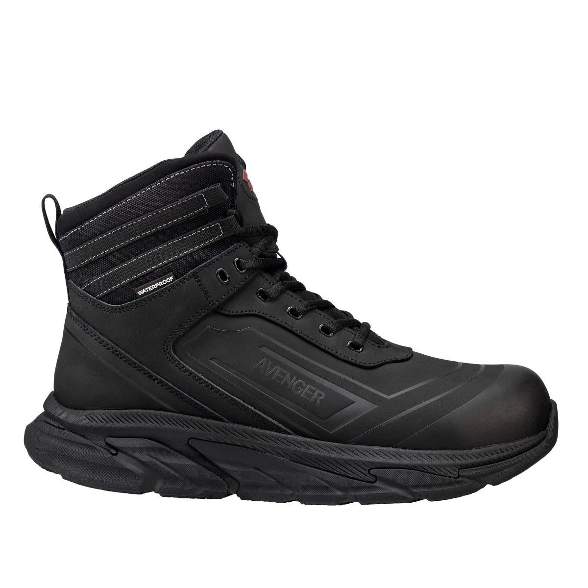 Avenger Boots: Men's A251 Black Aluminum Toe K4 EH Waterproof Slip Resistant 6" Work Boot 4 Avenger Boots: Men's A251 Black Aluminum Toe K4 EH Waterproof Slip Resistant 6" Work Boot - Image 2
