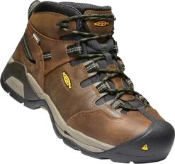 Keen Utility Boots: Men's 1020085 Brown Bronze Green Steel Toe Boot