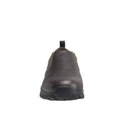 Avenger Shoes: Men's A7000 Flight Brown Alloy Toe Slip On Work Shoes -Work Shoes Store a7000 front 1024x1024 2x