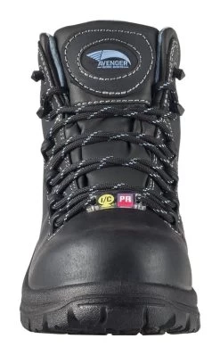 Avenger Boots: Women's A7127 Black Composite Toe EH Framer 6" Work Boot -Work Shoes Store a7127 front 1024x1024 2x