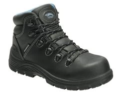 Avenger Boots: Women's A7127 Black Composite Toe EH Framer 6" Work Boot