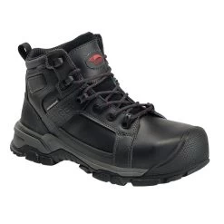Avenger Boots: Men's A7331 Black Carbon Toe EH Slip Resistant Boot