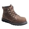 Avenger Boots: Men's A7607 Brown Soft Toe 6" Waterproof EH Moc Wedge Work Boot -Work Shoes Store a7607 1