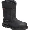 Avenger Boots: Men's A7801 Black Carbon Toe EH PR WP Wellington Boot