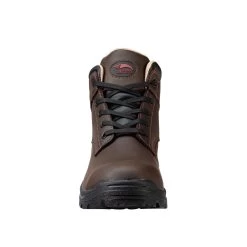 Avenger Boots: Men's A8001 Brown Steel Toe Builder EH Slip Resistant 6" Work Boot -Work Shoes Store a8001 2