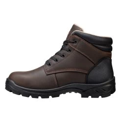Avenger Boots: Men's A8001 Brown Steel Toe Builder EH Slip Resistant 6" Work Boot -Work Shoes Store a8001 5