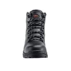 Avenger Boots: Men's A8224 Black Steel Toe 6" Waterproof Builder EH Work Boot -Work Shoes Store a8224 8624 front