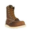 Thorogood Boots: Men's 814 4178 Brown 8" American Heritage Trail Crazyhorse Wedge Work Boot -Work Shoes Store american hertiage 8 crazyhorse moc toe maxwear wedge 814 4178 3