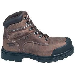 Avenger Boots: Men's Brown A7258 Steel Toe Waterproof Puncture Resistant Boots -Work Shoes Store avenger a7258 o 01