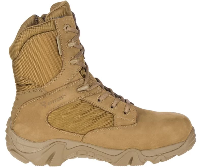 Bates Boots: Men's E04272 Coyote GX-8 Waterproof Composite Toe Side Zip Work Boot 9 Bates Boots: Men's E04272 Coyote GX-8 Waterproof Composite Toe Side Zip Work Boot - Image 7