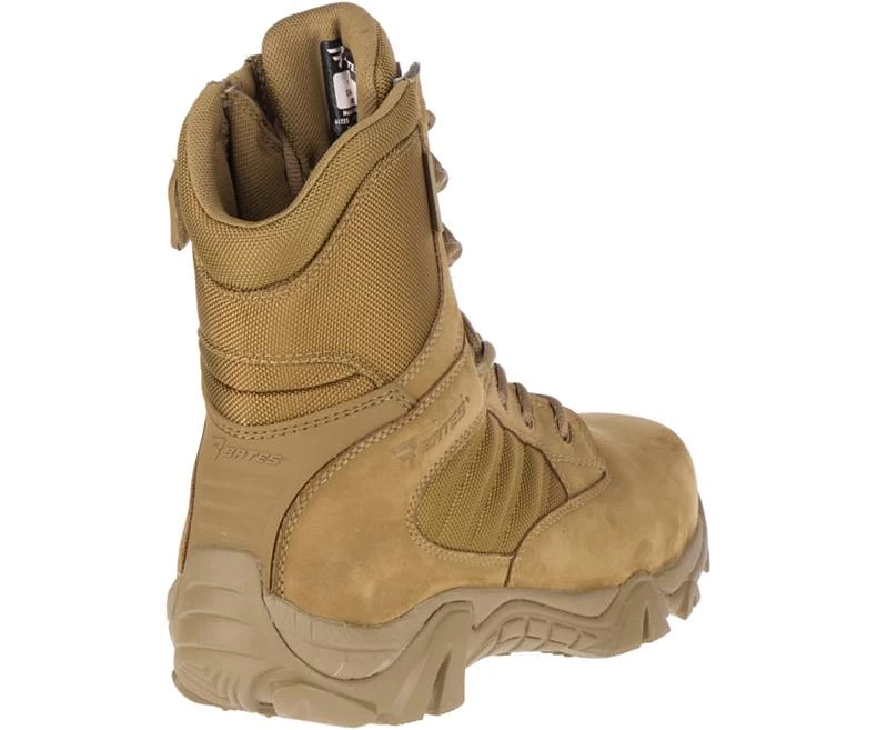 Bates Boots: Men's E04272 Coyote GX-8 Waterproof Composite Toe Side Zip Work Boot 6 Bates Boots: Men's E04272 Coyote GX-8 Waterproof Composite Toe Side Zip Work Boot - Image 4