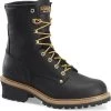 Carolina Boots: Men's CA1825 Black 8" Steel Toe Elm Logger Boot -Work Shoes Store ca1825 500xauto