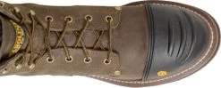 Carolina Boots: Men's CA2559 Brown 8” Composite Toe Workflex Work Boots -Work Shoes Store ca2559 500xauto top