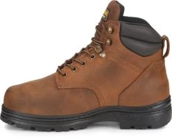 Carolina Boots: Men's CA3527 Brown Steel Toe Internal Met Guard EH Work Boots -Work Shoes Store ca3527 500xauto instep