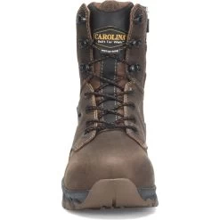Carolina Boots: Men's CA5555 Brown Composite Toe 8" Subframe Insulated Side Zip Lightweight Work Boot -Work Shoes Store ca5555 500xauto toeedit