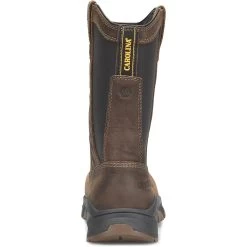 Carolina Boots: Men's CA5557 Brown Composite Toe Subframe 10" Pull On Wellington Waterproof Work Boot -Work Shoes Store ca5557 500xauto heeledit