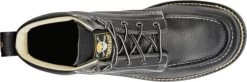 Carolina Boots: Men's CA7007 Black Flatiron 6" Moc Wedge Toe Work Boot -Work Shoes Store ca7007 1