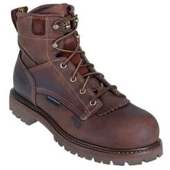 Carolina Boots: Men's Waterproof Brown CA7028 EH Work Boots 11 Carolina Boots: Men's Waterproof Brown CA7028 EH Work Boots -Work Shoes Store ca7528 carolinap 01 1 1