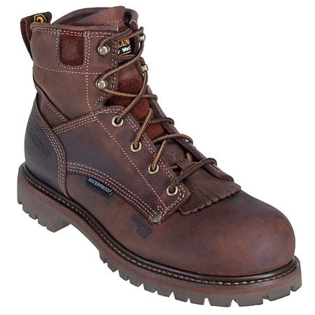 Carolina Boots: Men's Waterproof Brown CA7028 EH Work Boots 5 Carolina Boots: Men's Waterproof Brown CA7028 EH Work Boots - Image 3