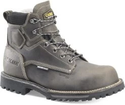 Carolina Boots: Men's CA7532 Grey 6” PitStop Waterproof Comp Toe Work Boots