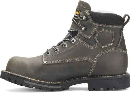 Carolina Boots: Men's CA7532 Grey 6” PitStop Waterproof Comp Toe Work Boots 5 Carolina Boots: Men's CA7532 Grey 6” PitStop Waterproof Comp Toe Work Boots - Image 3