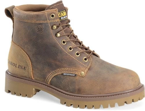 Carolina Boots: Men's CA7558 Old Town Folklore Marlboro LO 6” Steel Toe Waterproof Work Boot 3 Carolina Boots: Men's CA7558 Old Town Folklore Marlboro LO 6” Steel Toe Waterproof Work Boot