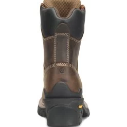 Carolina Boots: Men's CA7837 Brown Composite Toe 8" Capacity Cardinal Waterproof Logger Work Boot -Work Shoes Store ca7837 500xauto heeledit