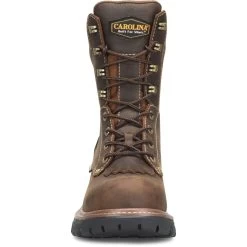 Carolina Boots: Men's CA7837 Brown Composite Toe 8" Capacity Cardinal Waterproof Logger Work Boot -Work Shoes Store ca7837 500xauto toeedit