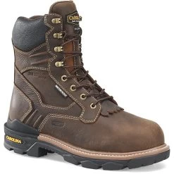 Carolina Boots: Men's CA7838 Brown Composite Toe 8" Contestor Waterproof Insulated Work Boot