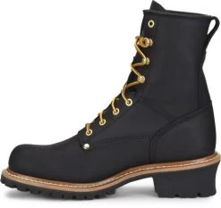Carolina Boots: Men's CA825 Black 8" Elm Logger Boot 11 Carolina Boots: Men's CA825 Black 8" Elm Logger Boot -Work Shoes Store ca825 500xauto instep