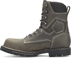 Carolina Boots: Men's CA8532 Grey 8” Waterproof Composite Toe Work Boots -Work Shoes Store ca8532 500xauto instep