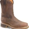 Carolina Boots: Men’s CA8536 Brown Anchor 10” Waterproof Composite Square Toe Roper -Work Shoes Store ca8536 500xauto