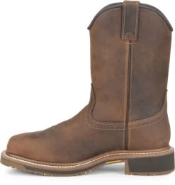 Carolina Boots: Men’s CA8536 Brown Anchor 10” Waterproof Composite Square Toe Roper -Work Shoes Store ca8536 500xauto instep