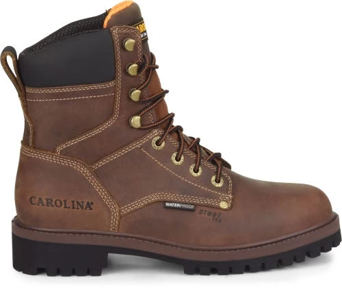 Carolina Boots: Men's CA8585 8" Silvanus Steel Toe Waterproof Work Boot 4 Carolina Boots: Men's CA8585 8" Silvanus Steel Toe Waterproof Work Boot - Image 2
