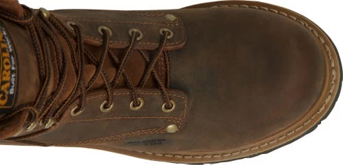 Carolina Boots: Men's CA9853 Brown Poplar 8” Composite Toe Logger Boot 8 Carolina Boots: Men's CA9853 Brown Poplar 8” Composite Toe Logger Boot - Image 6