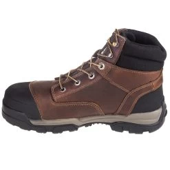 Carhartt Boots: Men's CME6355 Energy 6-Inch Waterproof Composite Toe EH Brown Work Boots -Work Shoes Store carhartt cme6355 i 01