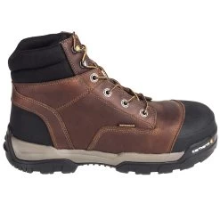 Carhartt Boots: Men's CME6355 Energy 6-Inch Waterproof Composite Toe EH Brown Work Boots -Work Shoes Store carhartt cme6355 o 01