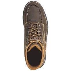 Carhartt Boots: Men's CMW6095 Brown 6-Inch Waterproof General Toe Wedge Boots 15 Carhartt Boots: Men's CMW6095 Brown 6-Inch Waterproof General Toe Wedge Boots -Work Shoes Store carhartt cmw6095 t 01