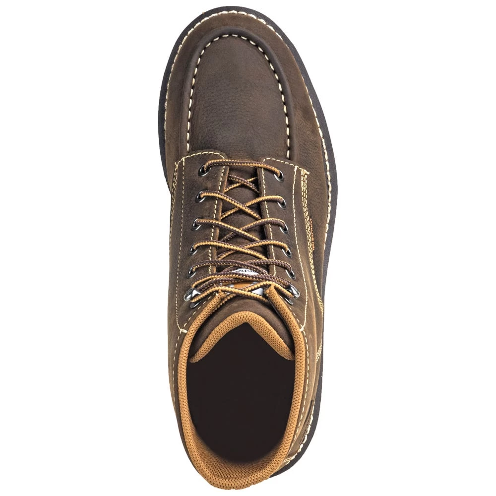 Carhartt Boots: Men's CMW6095 Brown 6-Inch Waterproof General Toe Wedge Boots 9 Carhartt Boots: Men's CMW6095 Brown 6-Inch Waterproof General Toe Wedge Boots - Image 7