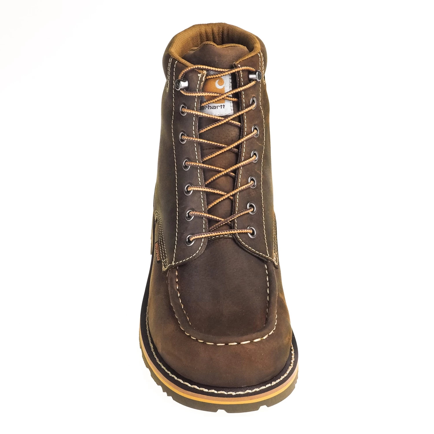 Carhartt Boots: Men's CMW6197 Brown Waterproof 6-Inch General Toe Work Boots 4 Carhartt Boots: Men's CMW6197 Brown Waterproof 6-Inch General Toe Work Boots - Image 2